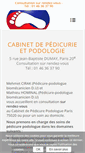 Mobile Screenshot of podologue-mehmet-cirak.com