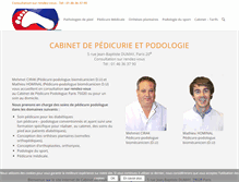 Tablet Screenshot of podologue-mehmet-cirak.com